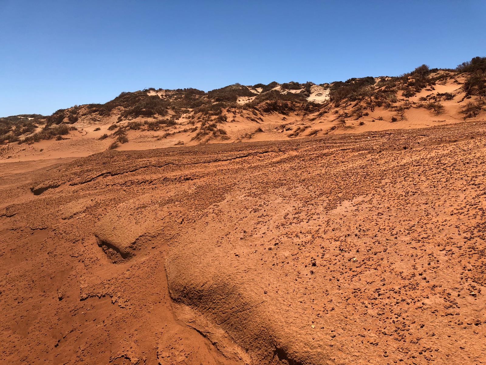 Red Hill exploration project site, Western Australia, adjacent to Port Gregory
